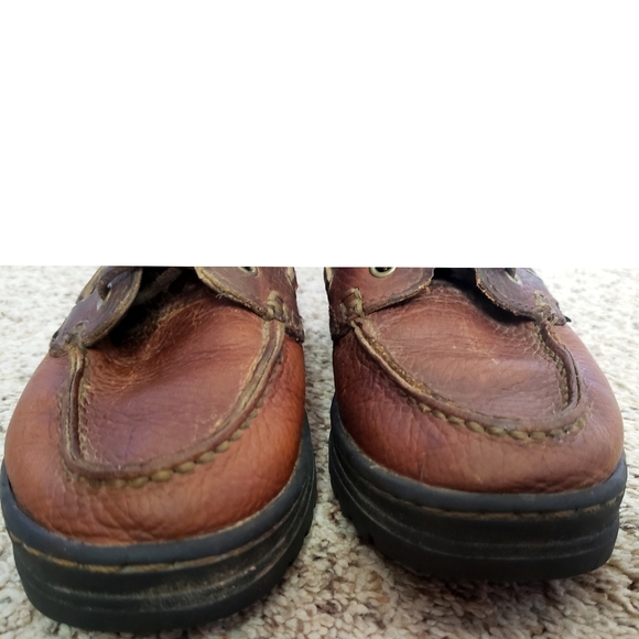 Justin Boots Womens Brown 4 Chukka Ankle Lace-Up Leather Riding Ranch Cowgirl - Picture 5 of 13